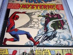 Amazing Spider-Man #13 CGC SS Signature STAN LEE Origin 1st Appearance Mysterio
