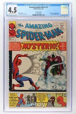 Amazing Spider-Man #13 Marvel 1964 CGC 4.5 1st App Mysterio UK Variant
