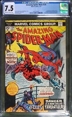 Amazing Spider-Man #134 (1974) CGC 7.0 1st Tarantula 2nd Punisher Marvel