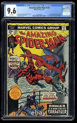 Amazing Spider-Man #134 CGC NM+ 9.6 White Pages 1st Appearance Tarantula