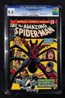 Amazing Spider-Man #135 CGC 9.4 2nd appearance of the Punisher