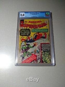 Amazing Spider-Man #14 CGC 2.0 1st Appearance Green Goblin 1964