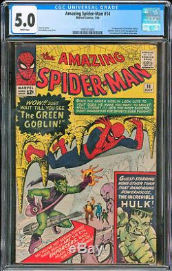 Amazing Spider-Man #14 CGC 5.0 1st appearance of the Green Goblin Beautiful book