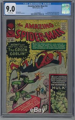Amazing Spider-Man #14 CGC 9.0 (OW) 1st Appearance of Green Goblin