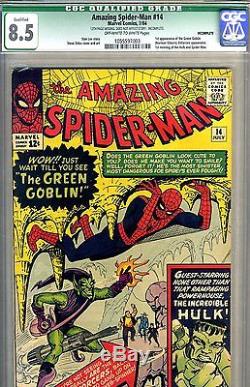 Amazing Spider-Man #14 CGC GRADED 8.5 first Green Goblin