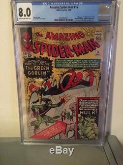 Amazing Spider-Man #14 Cgc 8.0 Cream To Off-white Pages! No Reserve
