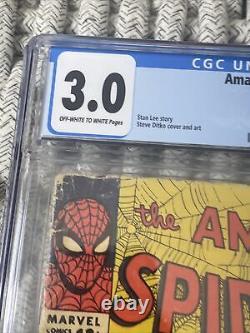 Amazing Spider-Man 14 Ditko, Stan Lee CGC 3.0 1st App of Green Goblin