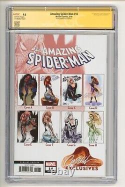 Amazing Spider-Man #14 J Scott Campbell Black Cat Variant CGC 9.8 Signed