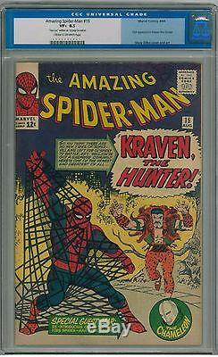 Amazing Spider-Man #15 CGC 8.5 First Appearance of Kraven NO RESERVE