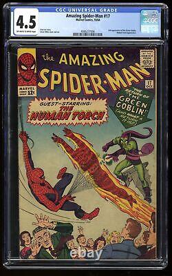 Amazing Spider-Man #17 CGC VG+ 4.5 2nd Appearance Green Goblin! Marvel 1964