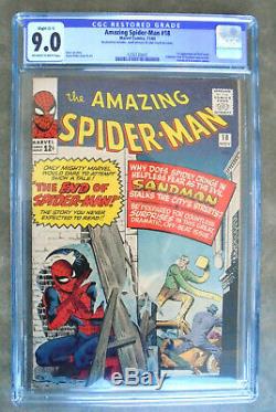 Amazing Spider-Man #18 1st Ned Leeds (Hobgoblin) CGC 9.0 VF/NM OWithWhite Pages