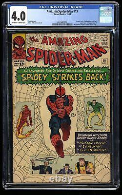 Amazing Spider-Man #19 CGC VG 4.0 1st Appearance MacDonald Gargan! Marvel 1964