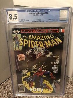Amazing Spider-Man #194 1979 Marvel Comics 1st Appearance Black Cat CGC 8.5