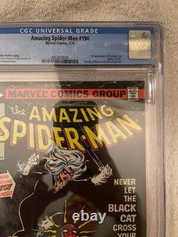 Amazing Spider-Man #194 CGC 9.0 White Pages 1st appearance Black Cat