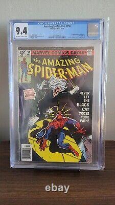 Amazing Spider-Man #194 KEY NEWSSTAND CGC 9.4 WHITE! (1st Black Cat!)