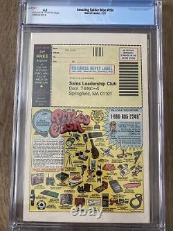 Amazing Spider-Man 194 Marvel CGC 6.5 Key? White Pages First App Black Cat
