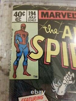 Amazing Spider-Man #194 Newsstand (1979) CGC 9.6 NM+ WH 1st Appearance Black Cat