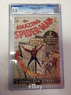 Amazing Spider-Man (1963) #1 CGC 3.5 (1006103001) Origin retold + 1st Chameleon