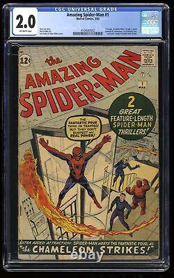 Amazing Spider-Man (1963) #1 CGC GD 2.0 Off White Fantastic Four Crossover