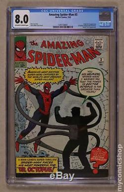 Amazing Spider-Man (1st Series) #3 1963 CGC 8.0 1297136001