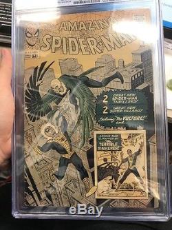 Amazing Spider-Man 2 CGC 2.5 Marvel 1963 1st Vulture & Tinkerer