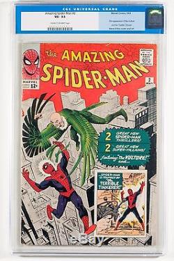 Amazing Spider-Man #2 CGC 3.5 1st Appearance Vulture & Tinkerer! Movie Villains