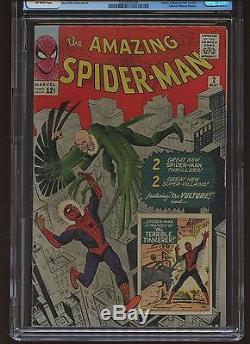 Amazing Spider-Man 2 CGC 3.5 VG MARVEL 1963 1st Vulture