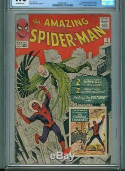 Amazing Spider-Man #2 (May 1963, Marvel) CGC 4.0 1st Appearance of the Vulture