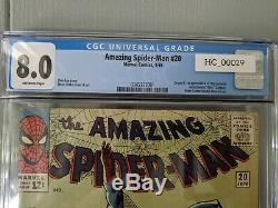Amazing Spider-Man #20 CGC 8.0 First Appearance of The Scorpion! Steve Ditko