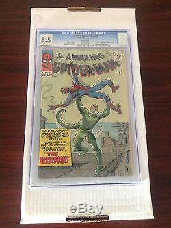 Amazing Spider-Man 20 CGC 8.5 WHITE Pages, 1st Scorpion LOOK