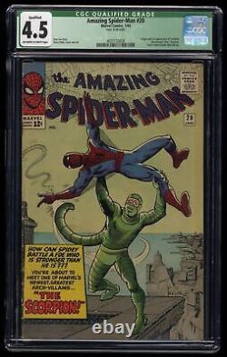 Amazing Spider-Man #20 CGC VG+ 4.5 (Qualified) 1st Appearance Scorpion