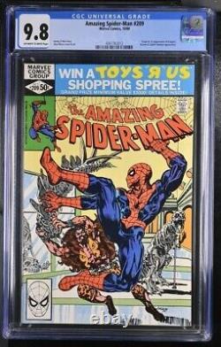 Amazing Spider-Man 209 CGC 9.8 Origin & 1st Appearance of Calypso 1980