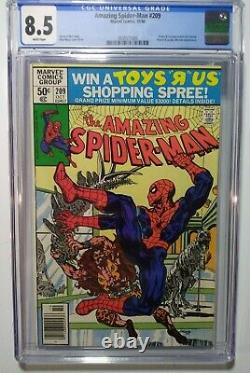 Amazing Spider-Man #209 Origin 1st appearance of Calypso CGC 8.5 WP Newsstand