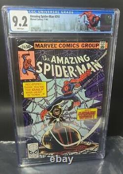 Amazing Spider-Man 210 CGC 9.2 MADAME WEB MOVIE MCU NYC LABEL 1980 Appearance 1