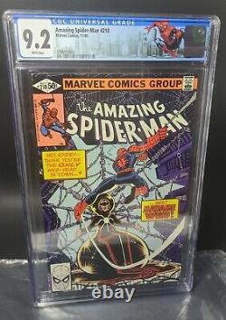 Amazing Spider-Man #210 CGC 9.2 MADAME WEB MOVIE MCU NYC LABEL 1980 HTF NEW