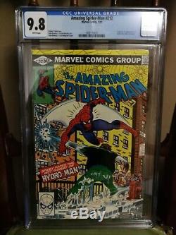 Amazing Spider-Man 212 CGC 9.8 White Pages Marvel 1st First Hydro-Man Movie