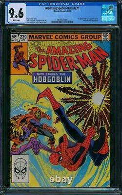 Amazing Spider-Man #239? CGC 9.6 WHITE PGs? 1ST HOBGOBLIN vs. SPIDERMAN 1983
