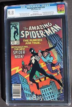 Amazing Spider-Man #252 1st Alien Symbiote BLACK Costume VENOM 1984 CGC NMMT 9.8