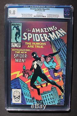 Amazing Spider-Man #252 1st Alien Symbiote BLACK Costume VENOM 1984 CGC NMMT 9.8