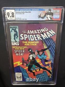Amazing Spider-Man #252 Black Suit 1st Appearance 1988 CGC Custom Label 9.8