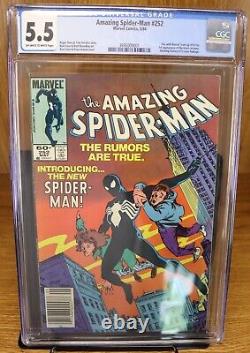 Amazing Spider-Man #252 CGC 6.0 Newsstand (Marvel 1984) 1st Black Costume