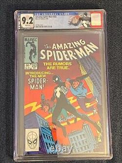 Amazing Spider-Man #252 CGC 9.2 1st Black Costume 1984 Custom Label