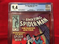 Amazing Spider-Man #252 CGC 9.4 NM White Pages Key 1st Black Costume 1984
