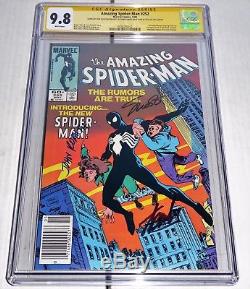Amazing Spider-Man #252 CGC 9.8 Signature Autograph STAN LEE+ 1st Black Costume