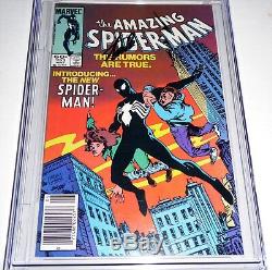 Amazing Spider-Man #252 CGC SS 9.8 Double Cover 1st Black Costume Auto STAN LEE