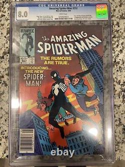 Amazing Spider Man 252. Comic Book. CGC 8.0