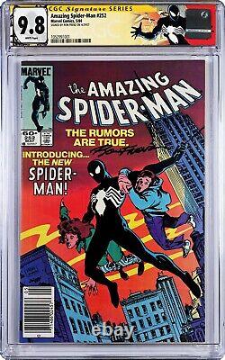 Amazing Spider-Man #252 Newsstand CGC 9.8 SS Signed by Ron Frenz White Pages