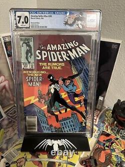 Amazing Spider-Man 252 newsstand CGC 7.0 1st Appearance Of Black Costume