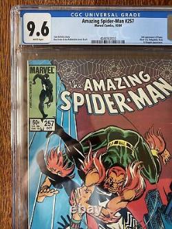 Amazing Spider-Man #257 CGC Grade 9.6 WP 1st Ned Leeds as HOBGOBLIN Newsstand