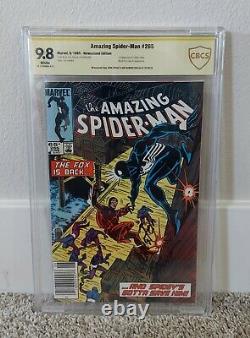 Amazing Spider-Man #265 CBCS 9.8 WHITE Pages Signed NEWSSTAND (NOT CGC)